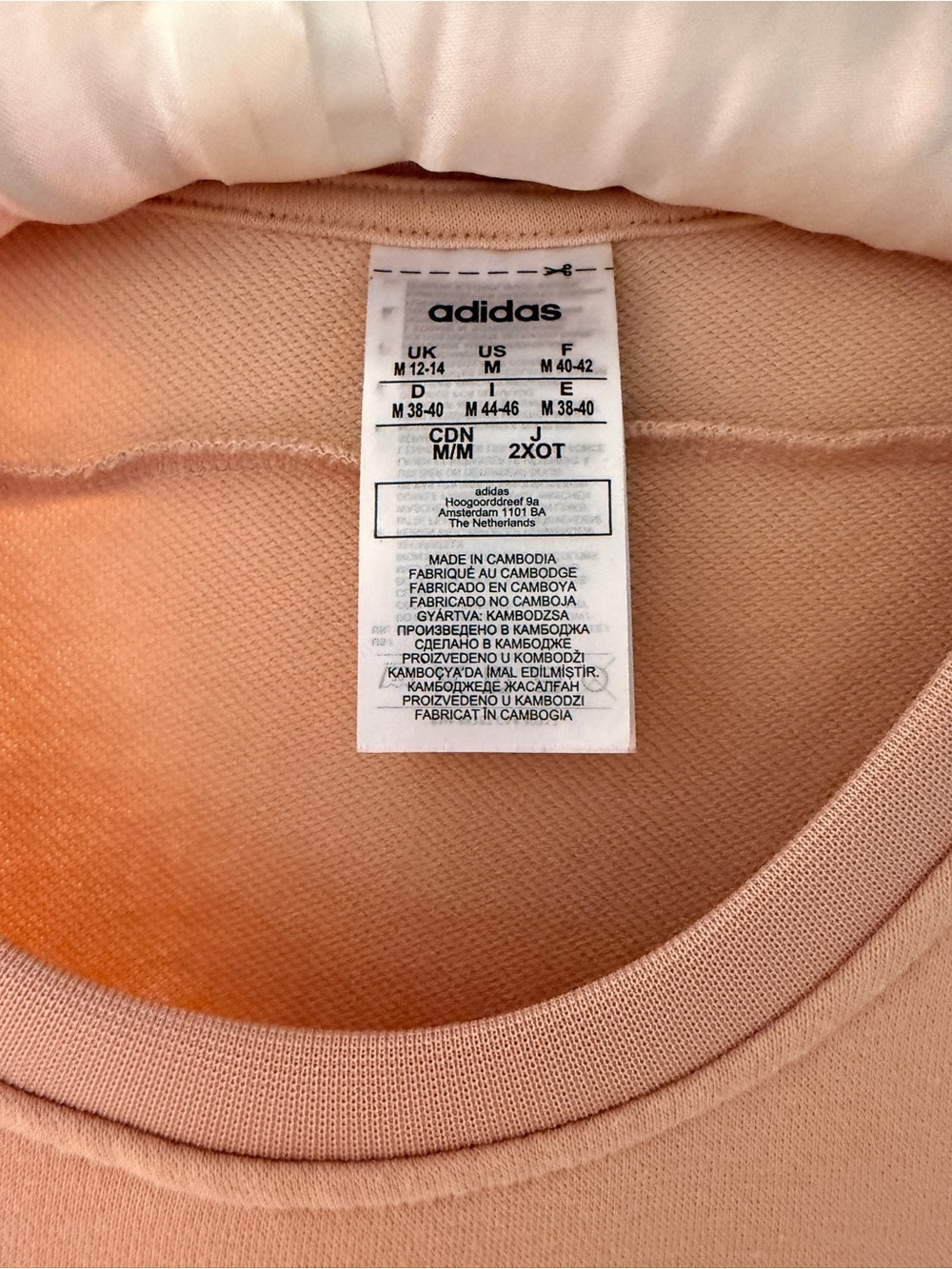 adidas Peach Crewneck Tee - Picture 3 of 4